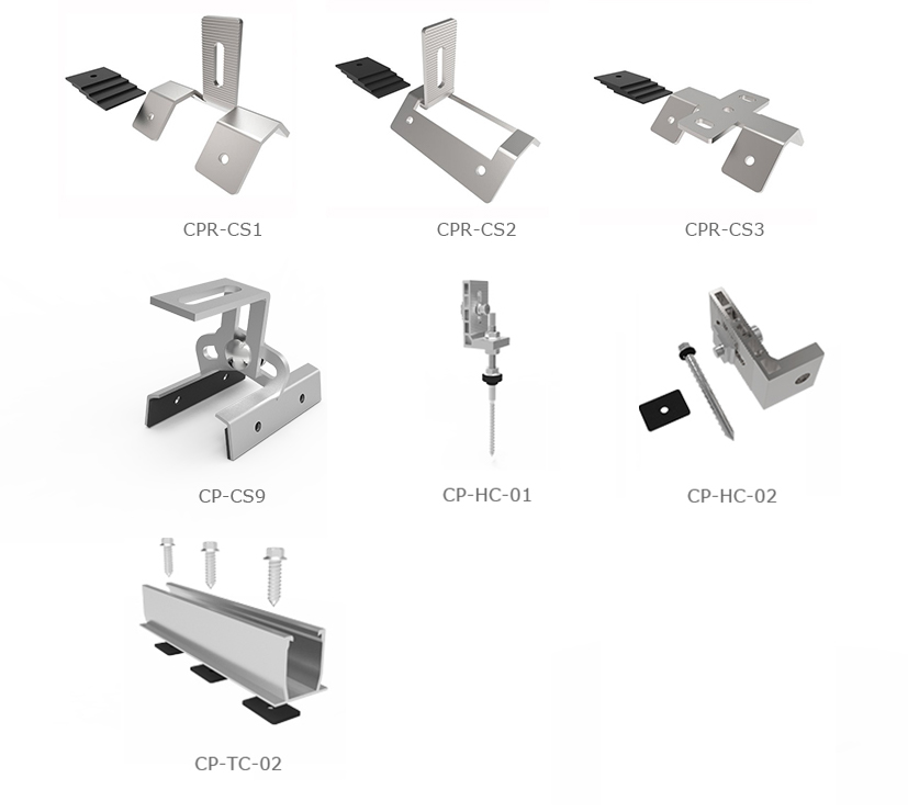 trapezoidal metal roof rack mounting system