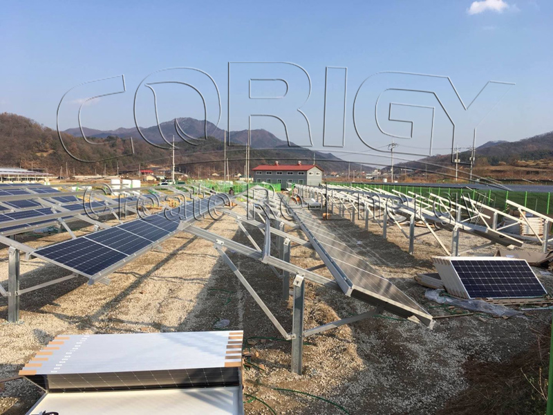 CORIGY SOLAR's ground-driven pile solutions