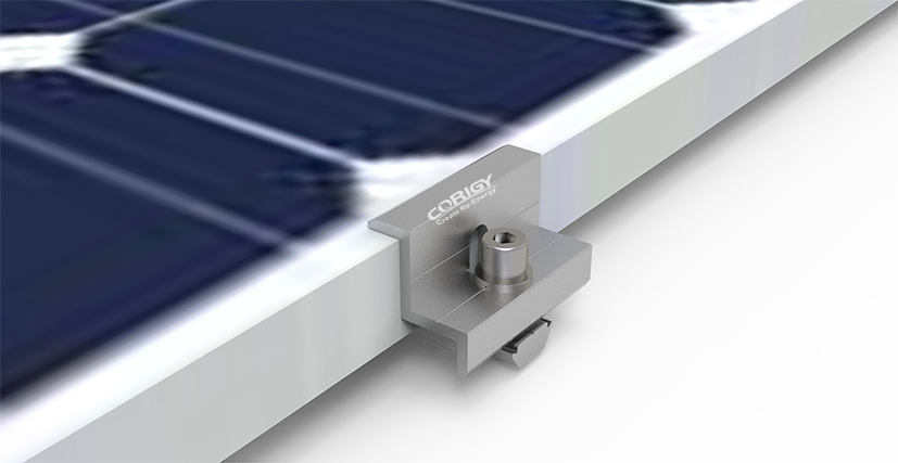 Adjustable Solar End Clamp