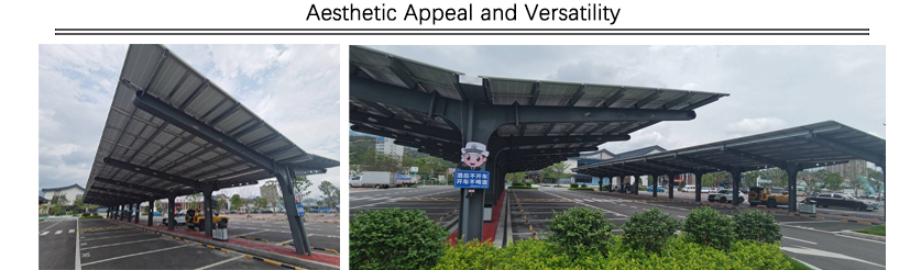 Industrial Grade Solar Carport Steel Columns