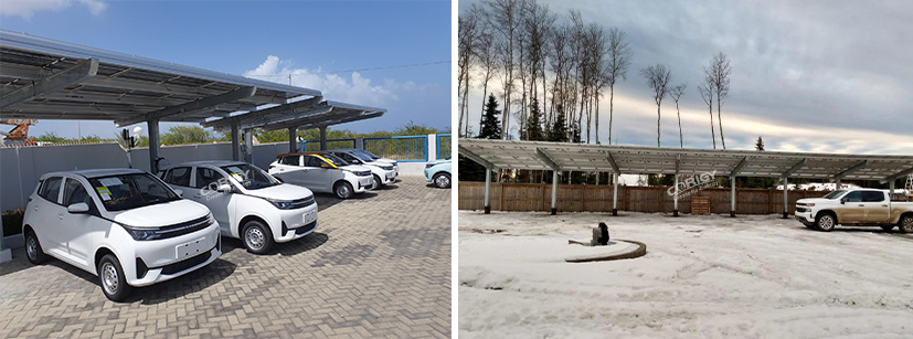 Corrosion Resistant Steel Carport for Solar Panels