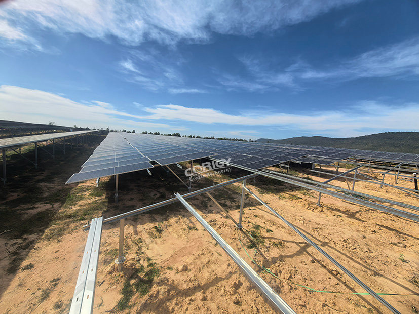 high wind load solar ground mount
