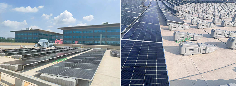Water Ballast Solar Panel Mount