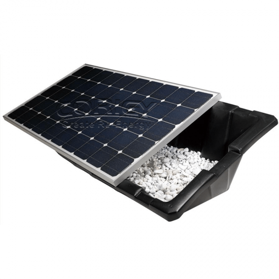 De plástico Lastrado Techo Sistema de Montaje para Paneles Solares