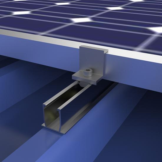 mini rail for solar panels