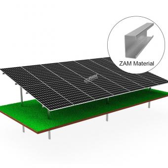 ZAM Steel Solar Ground Mounts