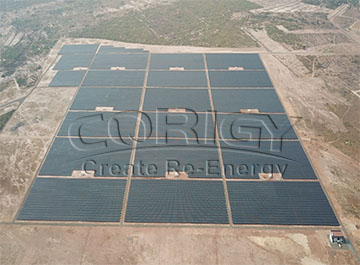 CORIGY SOLAR completado el 60 MWp de energía solar de Tierra de Montaje del Proyecto
