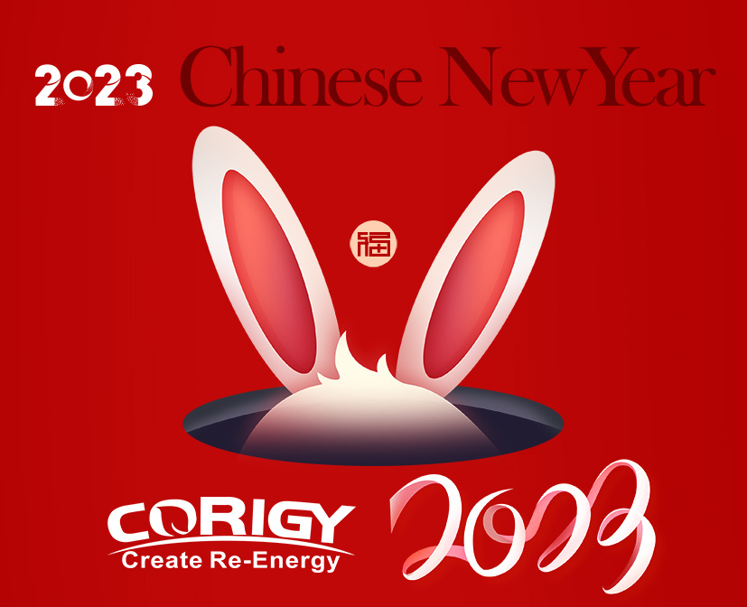 CORIGY SOLAR Notificación de vacaciones de año nuevo chino