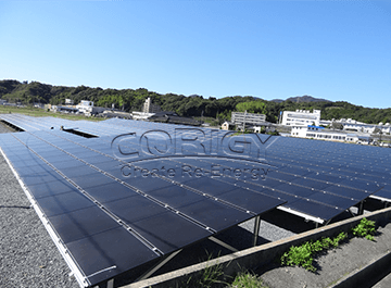 363KW solar de la planta de montaje de apoyo al proyecto por CORIGY SOLAR