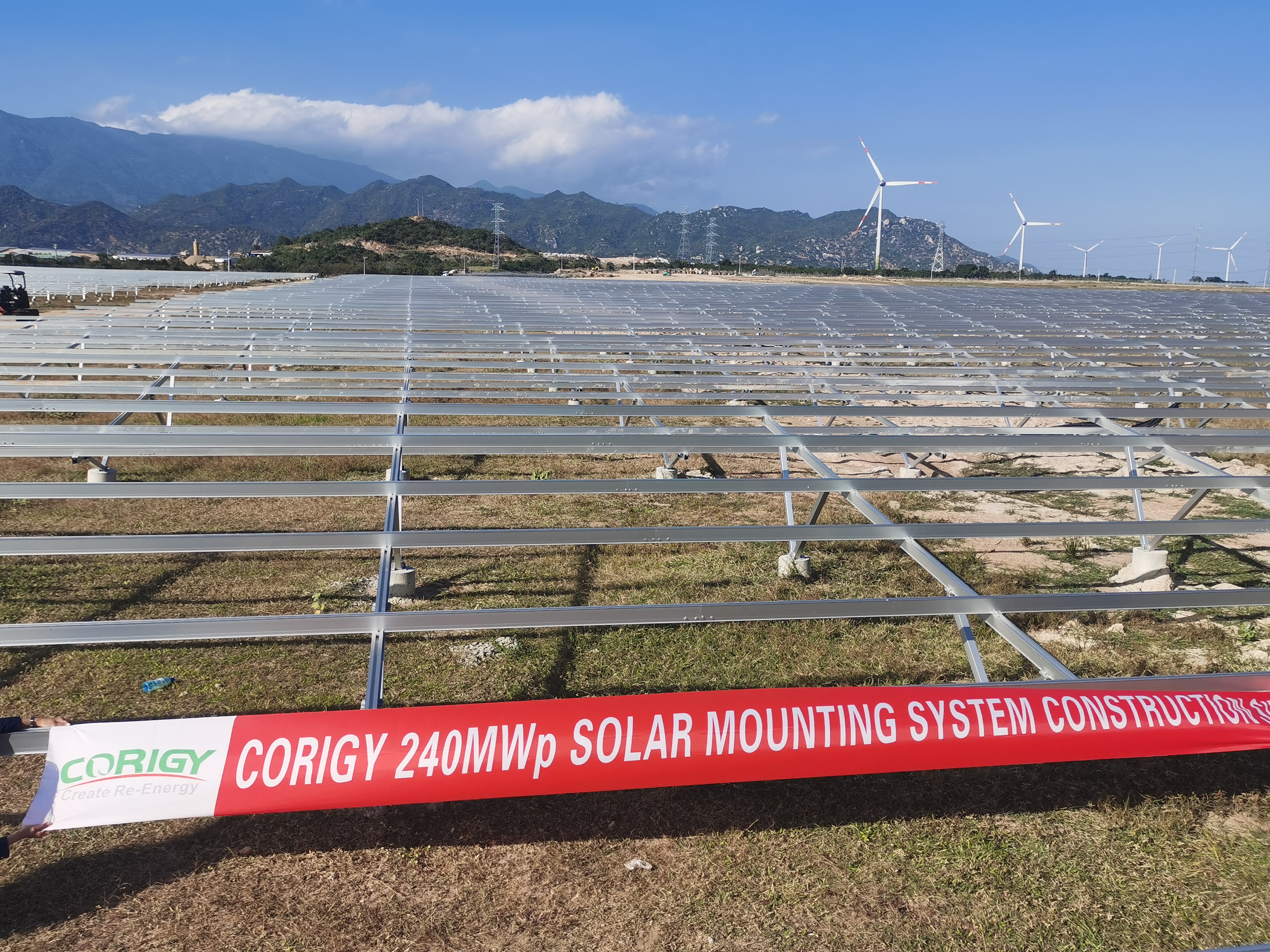 240 MWp Planta De Montaje Del Proyecto