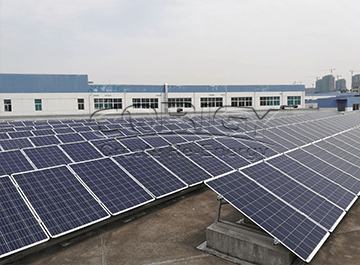 660KW montaje en tejado Plano proyecto en China por CORIGY SOLAR