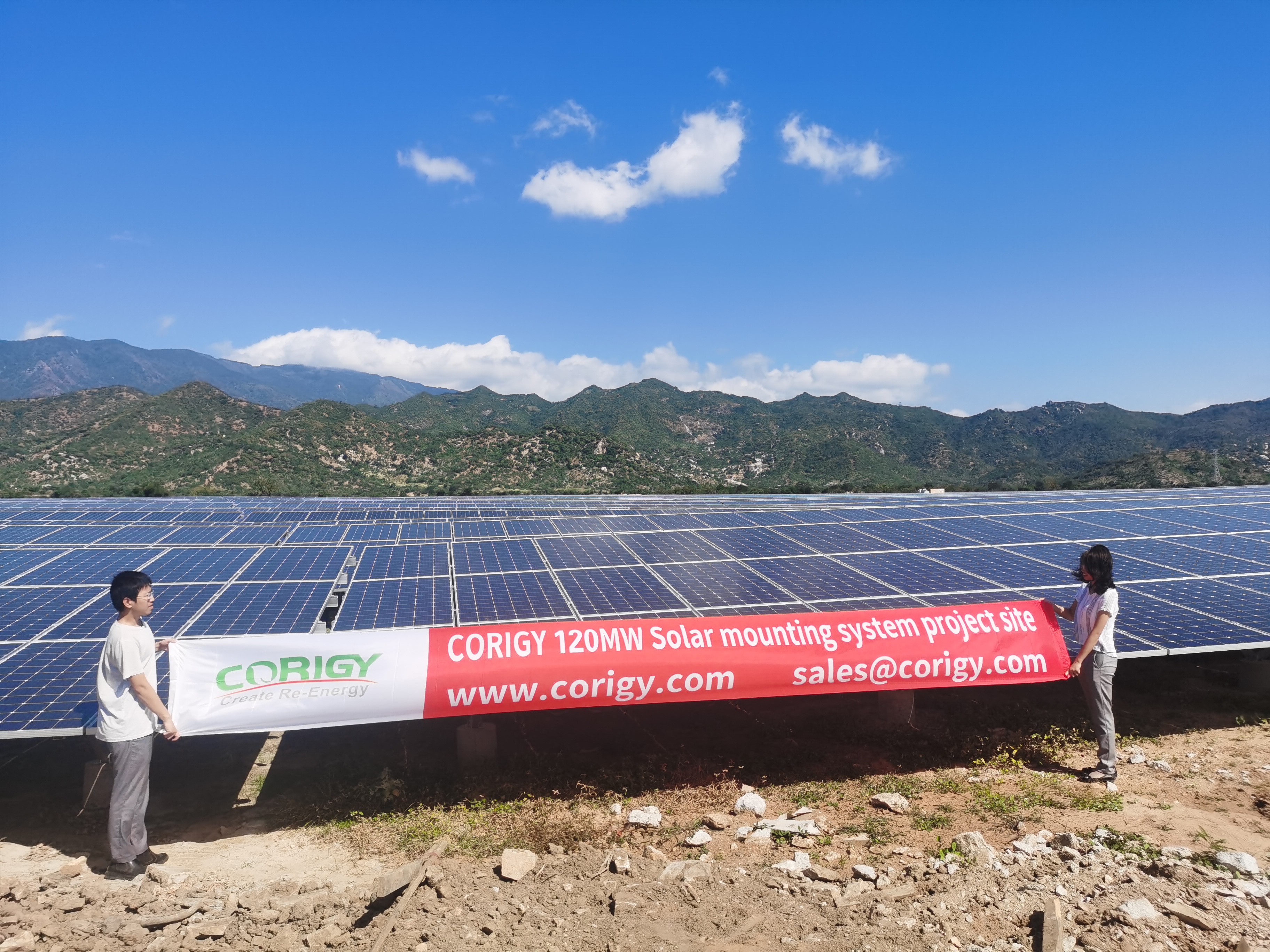 120 MW Planta de Montaje del Proyecto